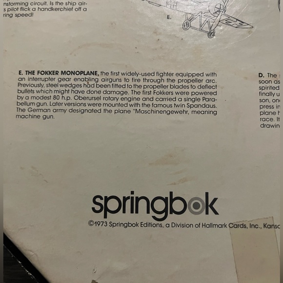 Vintage Springbok 1973 500 piece puzzle The Mothball Squadron 🧩 - Picture 4 of 6